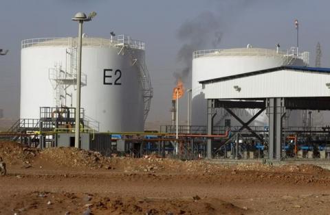 A gas field is seen near Zarzaitine in In Amenas,1,600km (994 miles) southeast of Algiers, Algeria. PHOTO BY REUTERS/Louafi Larbi