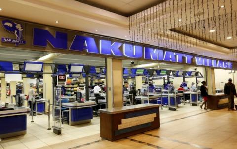 A general view shows the entrance to the Nakumatt supermarket within the Village market complex mall, in Nairobi, Kenya, November 7, 2017. PHOTO BY REUTERS/Thomas Mukoya