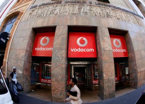 A branch South African mobile communications provider Vodacom, November 10, 2015. PHOTO BY REUTERS/Mike Hutchings