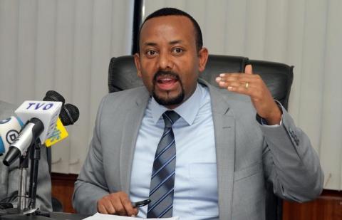 Abiye Ahmed addresses a news conference in Addis Ababa, Ethiopia, December 4, 2015. PHOTO BY REUTERS/Stringer