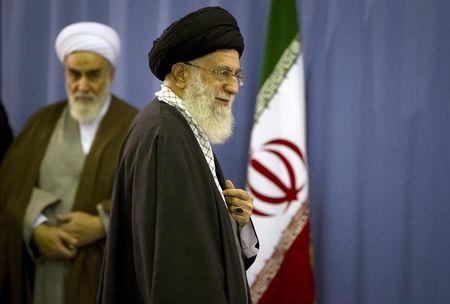 Iran's Supreme Leader Ayatollah Ali Khamenei departs after casting his ballot in the parliamentary election in Tehran, March 2, 2012. PHOTO BY REUTERS/Caren Firouz