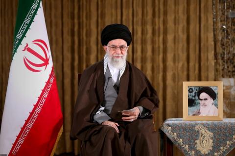 Iran's Supreme Leader Ayatollah Ali Khamenei poses before delivering a speech marking Nowruz, Iranian new year, in this handout photo released by the Iranian Supreme Leader website, March 20, 2016. PHOTO BY REUTERS/leader.ir