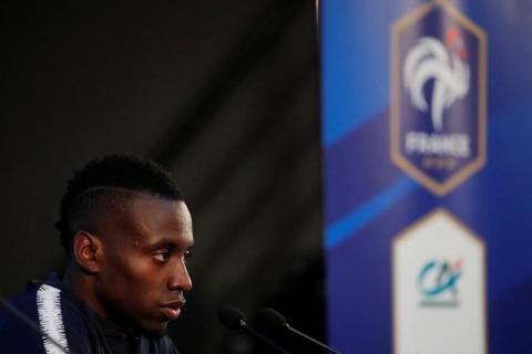 France's Blaise Matuidi during the press conference France Training Site, Moscow, Russia, July 13, 2018. PHOTO BY REUTERS/Maxim Shemetov