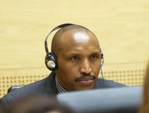 Congolese militia leader Bosco Ntaganda appears at the International Criminal Court charged with war crimes and crimes against humanity in a hearing in The Hague, February 10, 2014. PHOTO BY REUTERS/Toussaint Kluiters
