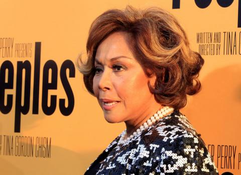 Actress Diahann Carroll, one of the stars of the new film "Peeples" produced by Tyler Perry arrives at the film's premiere in Hollywood, May 8, 2013. PHOTO BY REUTERS/Fred Prouser