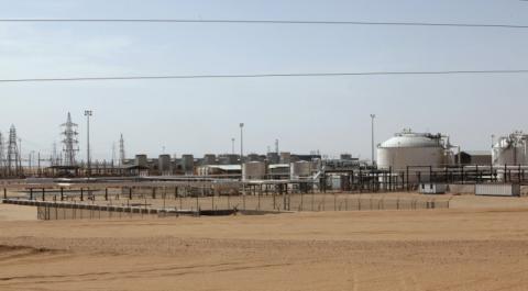A general view shows Libya's El Sharer oilfield, December 3, 2014. PHOTO BY REUTERS/Ismail Zitouny