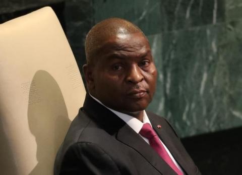 President Faustin Archange Touadera of the Central African Republic in the Manhattan borough of New York, U.S., September 23, 2016. PHOTO BY REUTERS/Carlo Allegri
