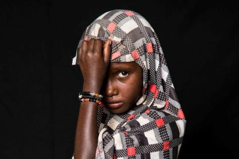Chadian refugee Fatime Hassan, 7, poses for a picture in Darnaim refugee camp, Lake Chad region, Chad, August 4, 2016. PHOTO BY REUTERS/UNICEF