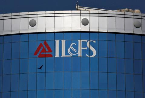 The logo of IL&FS (Infrastructure Leasing and Financial Services Ltd.). PHOTO BY REUTERS/Francis Mascarenhas