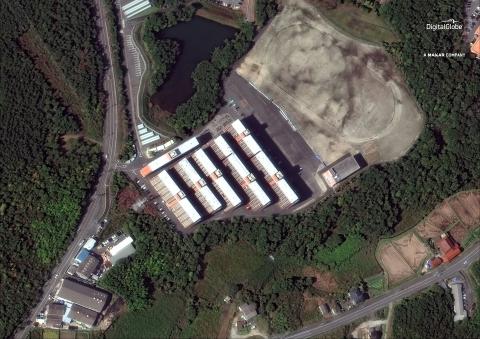 A satellite image of Higashi and Hiroshima roads are shown in this "before floods" image captured near Hiroshima, Japan, October 26, 2017. PHOTO BY REUTERS/Satellite image 2018 DigitalGlobe, a Maxar company