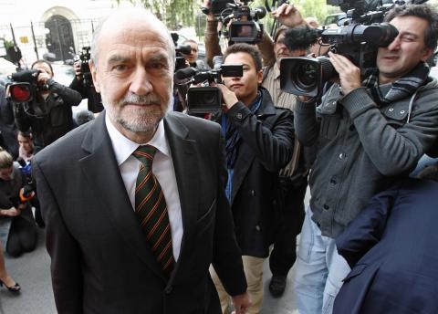 International Atomic Energy Agency (IAEA) chief nuclear inspector Herman Nackaerts arrives for a meeting