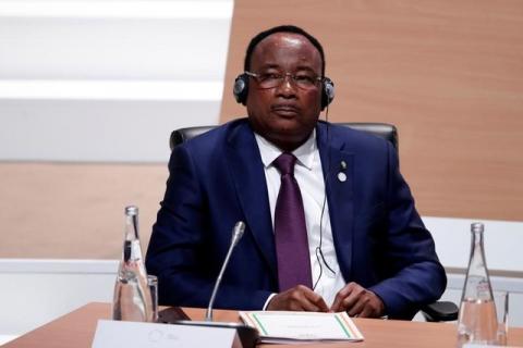 President of Niger Mahamadou Issoufou attends the One Planet Summit at the Seine Musicale center in Boulogne-Billancourt, near Paris, France, December 12, 2017. PHOTO BY REUTERS/Benoit Tessier