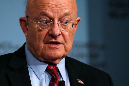 Director of U.S. National Intelligence James Clapper speaks at the Council on Foreign Relations in New York, March 2, 2015. PHOTO BY REUTERS/Shannon Stapleton