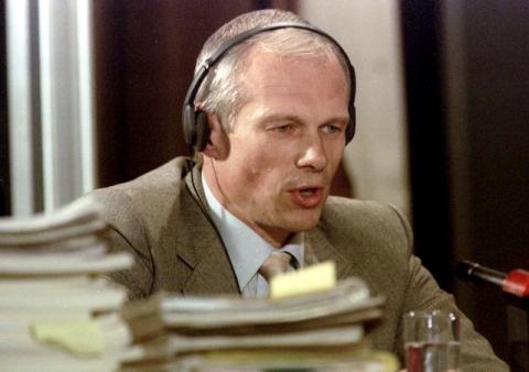 Janusz Walus testifies at the Truth and Reconciliation Commission hearing at Pretoria City Hall in this August 20, 1997 file photo. PHOTO BY REUTERS/Files