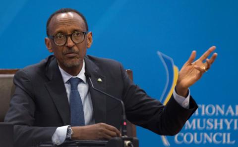 Rwanda's President Paul Kagame addresses a news conference in Kigali, Rwanda, December 14, 2018. PHOTO BY REUTERS/Jean Bizimana