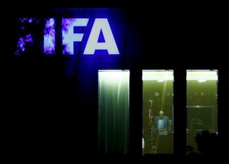 FIFA President Sepp Blatter stands in an office at the FIFA headquarters after a meeting of the FIFA executive committee in Zurich, Switzerland, September 25, 2015. PHOTO BY REUTERS/Arnd Wiegmann