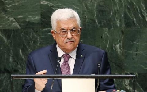 Palestinian President Mahmoud Abbas addresses the 69th United Nations General Assembly at United Nations Headquarters in New York, September 26, 2014. PHOTO BY REUTERS/Mike Segar