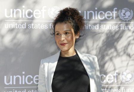 Mariane Pearl, a French freelance journalist, columnist for Glamour magazine and the widow of journalist Daniel Pearl, arrives at the first annual UNICEF Women of Compassion Luncheon in Los Angeles, California, February 11, 2011. PHOTO BY REUTERS/Fred Prouser