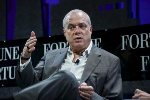 Mark Bertolini, Chairman and CEO of Aetna, participates in a panel discussion at the 2015 Fortune Global Forum in San Francisco, California, November 3, 2015. PHOTO BY  REUTERS/Elijah Nouvelage
