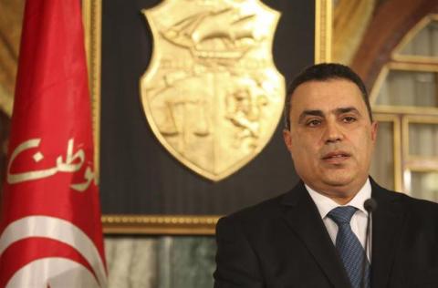 Tunisia's Prime Minister-designate Mehdi Jomaa speaks during a news conference in Tunis