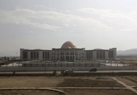 A general view of the new Afghan parliament building in Kabul, Afghanistan, in this December 25, 2015 file photo. PHOTO BY REUTERS/Omar Sobhani
