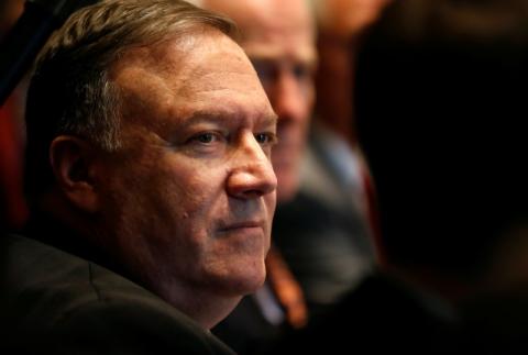 U.S. Secretary of State Mike Pompeo participates in a meeting with U.S. President Donald Trump and members of congress in the Cabinet Room about immigration at the White House in Washington, D.C., U.S., June 20, 2018. PHOTO BY REUTERS/Leah Millis