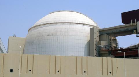 A general view of the Bushehr main nuclear reactor, 1,200 km (746 miles) south of Tehran, August 21, 2010. PHOTO BY REUTERS/Raheb Homavandi