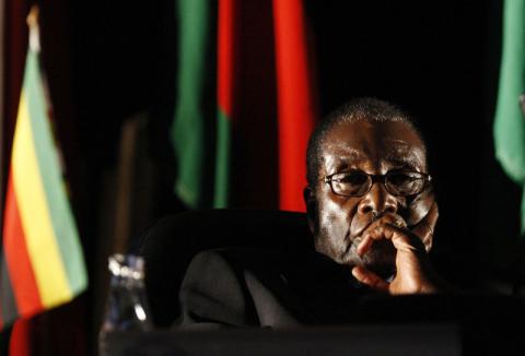 Zimbabwe's former pesident Robert Mugabe. PHOTO BY REUTERS/Mike Hutchings