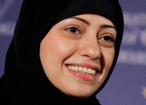 Samar Badawi of Saudi Arabia at a ceremony in Washington in 2012. PHOTO BY REUTERS