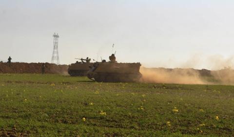 Iraqi soldiers take part in an intensive security deployment in Sulaiman Pek, 160 km (99 miles) north of Baghdad