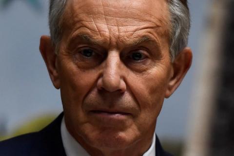 Britain's former Prime Minister Tony Blair attends a meeting of the European People's Party in Wicklow, Ireland, May 12, 2017. PHOTO BY REUTERS/Clodagh Kilcoyne