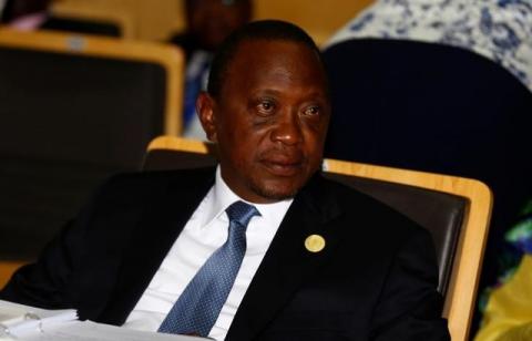 Kenya's President Uhuru Kenyatta attends the 28th Ordinary Session of the Assembly of the Heads of State and the Government of the African Union in Ethiopia's capital Addis Ababa, January 30, 2017. PHOTO BY REUTERS/Tiksa Negeri