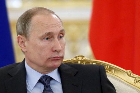 Russian President Vladimir Putin attends a session of the Civic Chamber at the Kremlin in Moscow, Russia, June 23, 2015. PHOTO BY REUTERS/Sergei Karpukhin