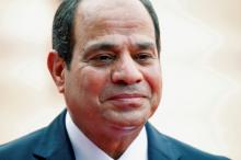 Egypt's President Abdel Fattah al-Sisi looks on during his ceremonial reception at the forecourt of India's presidential palace Rashtrapati Bhavan in New Delhi, India, September 2, 2016. PHOTO BY REUTERS/Cathal McNaughton