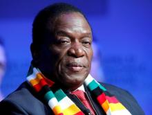 Zimbabwe's President Emmerson Mnangagwa attends the World Economic Forum (WEF) annual meeting in Davos, Switzerland, January 24, 2018. PHOTO BY REUTERS/Denis Balibouse