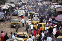Activity at Guinea's largest Madina market in the capital Conakry. PHOTO BY REUTERS/Emmanuel Braun