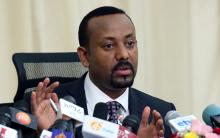 Ethiopia’s Prime Minister, Abiy Ahmed addresses a news conference in his office in Addis Ababa, Ethiopia, August 25, 2018. PHOTO BY REUTERS/Kumera Gemechu