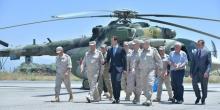 Syria's President Bashar al-Assad visits a Russian air base at Hmeymim, in western Syria in this handout picture posted on SANA on June 27, 2017, Syria. PHOTO BY REUTERS/SANA