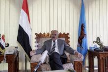 Yemen's former President Ali Abdullah Saleh talks during an interview with Reuters in Sanaa, May 21, 2014. PHOTO BY REUTERS/Khaled Abdullah