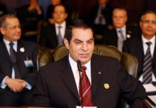 Former Tunisian President Zine al Abidine Ben Ali attends the opening of the two-day Arab Summit in Damascus, March 29, 2008. PHOTO BY REUTERS/Jamal Saidi