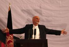 Afghan president-elect Ashraf Ghani Ahmadzai speaks during an event in Kabul