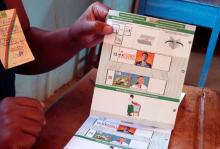 An electoral official holds the ballot paper containing the electoral details of Madagascar presidential candidates Andry Rajoelina and Marc Ravalomanana at a polling centre in Antananarivo, Madagascar, December 19, 2018. PHOTO BY REUTERS/Clarel Faniry Rasoanaivo