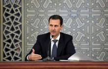 Syrian President Bashar al-Assad as seen in Damascus, Syria, November 14, 2017. PHOTO BY REUTERS/SANA