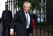Britain's Secretary of State for Foreign and Commonwealth Affairs Boris Johnson arrives at 10 Downing Street in London, Britain, July 3, 2018. PHOTO BY REUTERS/Simon Dawson