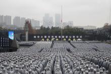 China holds memorial ceremony to mark the National Memorial Day for Nanjing Massacre Victims in Nanjing, Jiangsu province, China, December 13, 2016. PHOTO BY REUTERS/Stringer