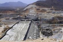 A general view of Ethiopia's Grand Renaissance Dam, as it undergoes construction, is seen during a media tour along the river Nile in Benishangul Gumuz Region, Guba Woreda, in Ethiopia, March 31, 2015. PHOTO BY REUTER/Tiksa Negeri