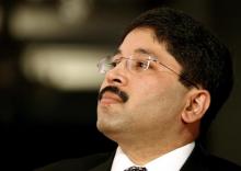India's Minister of Communications and Information Technology Dayanidhi Maran looks on during the launch of CanvasM technologies, a joint venture between Motorola and Tech Mahindra Limited, in New Delhi
