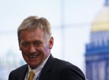 Kremlin spokesman Dmitry Peskov smiles as he arrives for a signing ceremony following a meeting of Russian President Vladimir Putin with Italian Prime Minister Matteo Renzi at the St. Petersburg International Economic Forum 2016 (SPIEF 2016) in St. Petersburg, Russia, June 17, 2016. PHOTO BY REUTERS/Grigory Dukor