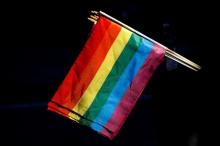 A man sells rainbow flags near The Stonewall Inn, on the eve of the LGBT Pride March, in the Greenwich Village section of New York City, , U.S., June 24, 2017. PHOTO BY REUTERS/Brendan McDermid