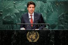 Ecuador's Foreign Affairs Minister Guillaume Long addresses the United Nations General Assembly in the Manhattan borough of New York, U.S., September 23, 2016. PHOTO BY REUTERS/Eduardo Munoz